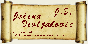 Jelena Divljaković vizit kartica